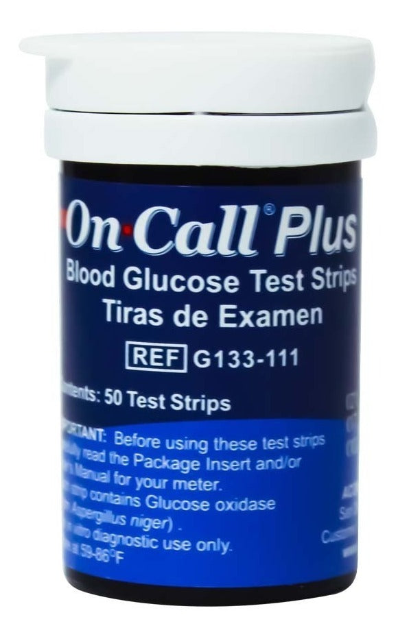Cargue la imagen en el visor de la galería, Tiras reactivas para Glucómetro On Call Plus - Kit con 50