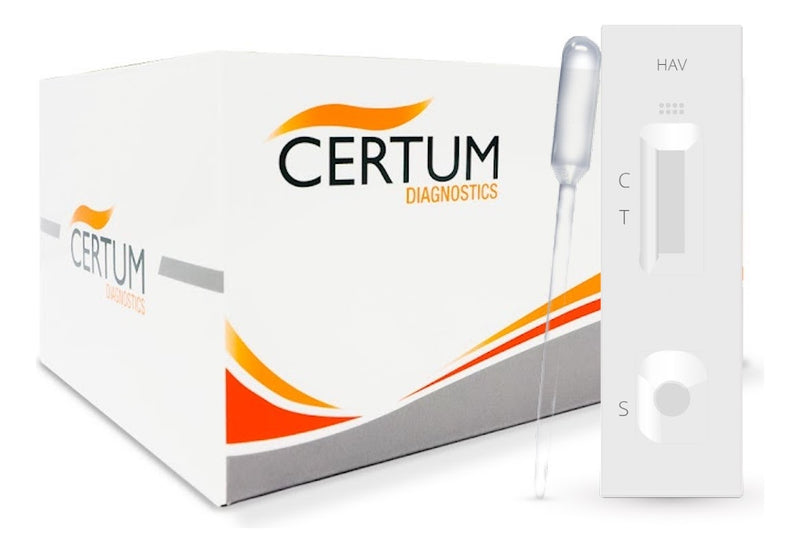 Cargue la imagen en el visor de la galería, Prueba de Hepatitis A Certum - Kit con 25