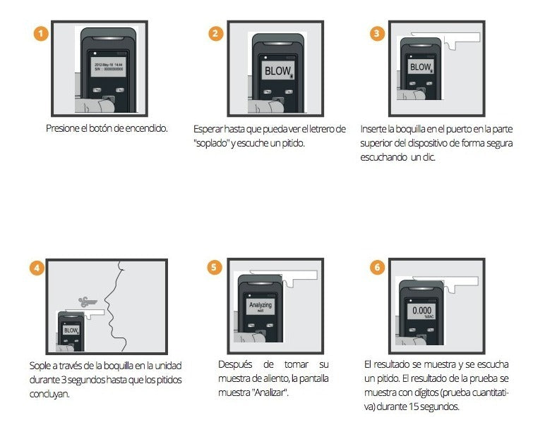Cargue la imagen en el visor de la galería, Alcoholímetro Alcoscan Alp-1, Con Impresora Bt - Sentech