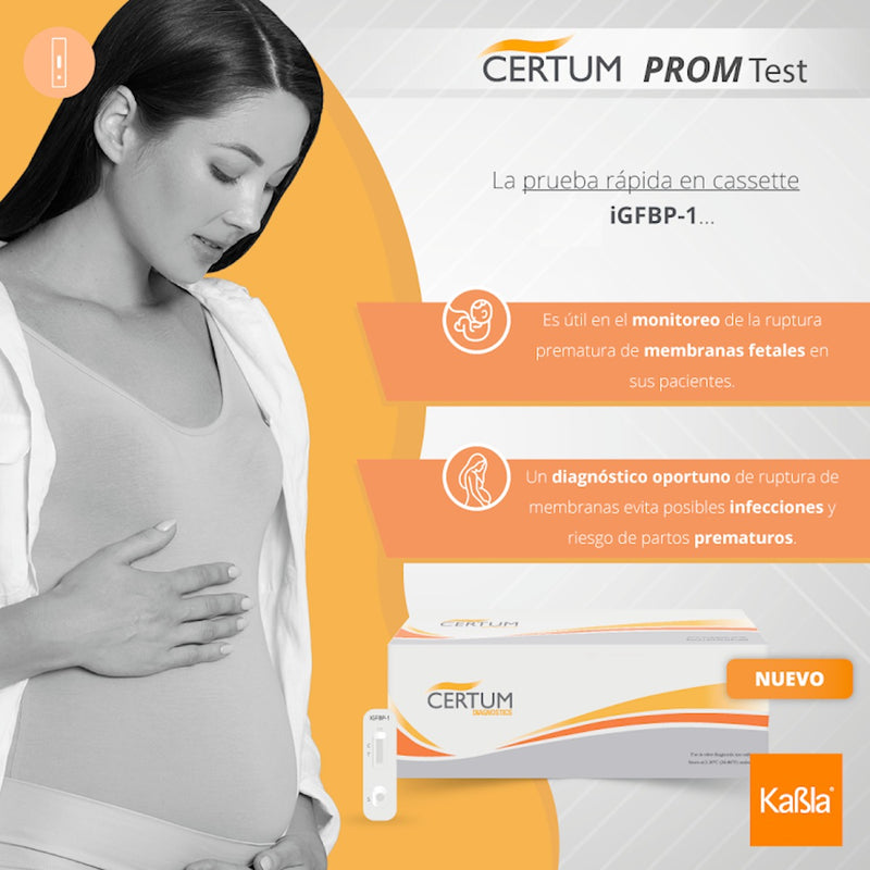 Cargue la imagen en el visor de la galería, Prueba de Ruptura de Membrana Prematura Certum - Kit con 25