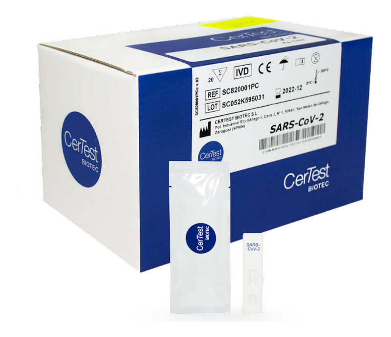 Cargue la imagen en el visor de la galería, Prueba para Covid Certest - Kit con 20