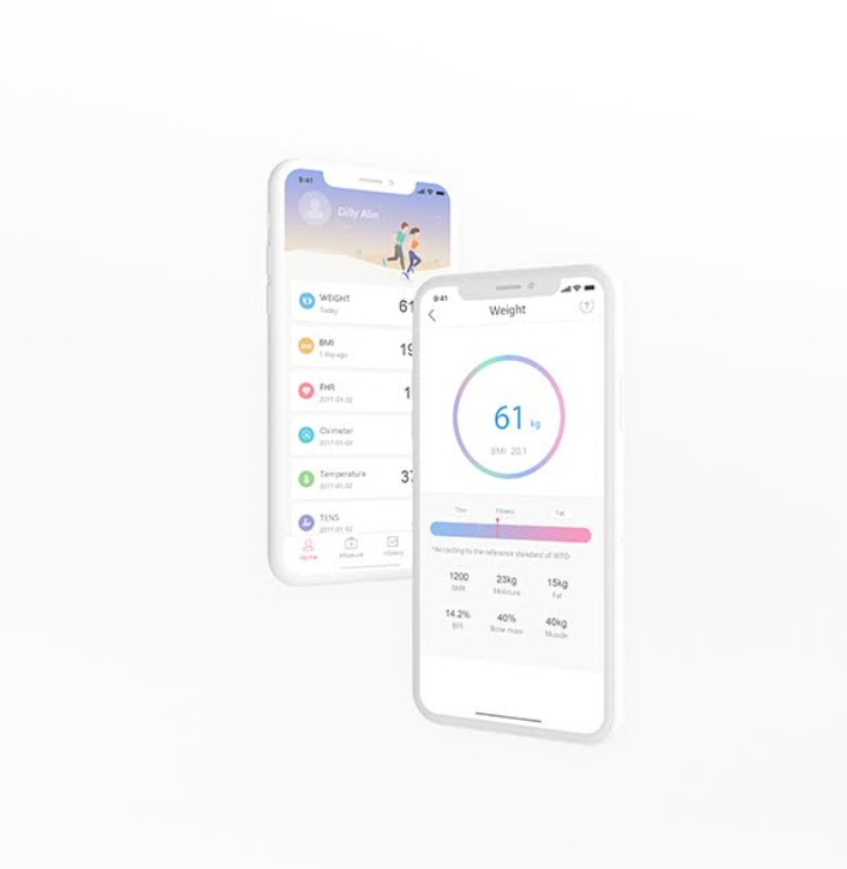 Cargue la imagen en el visor de la galería, Báscula Jumper con Bluetooth e Indicador de Indice de Masa Corporal