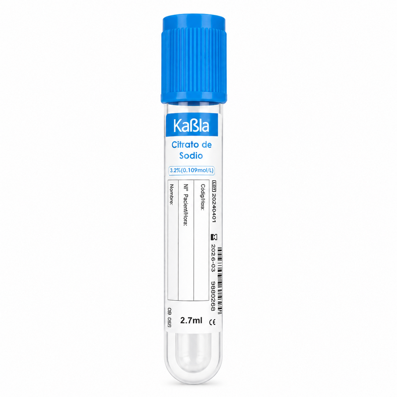 Cargue la imagen en el visor de la galería, Tubo tipo Vacutainer Doble Pared con Citrato de Sodio de 2.7 ml Kabla Vacuum Tube - Kit con 100 piezas
