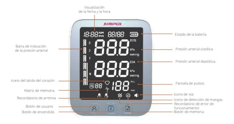Cargue la imagen en el visor de la galería, Baumanómetro Digital Para Brazo - Jumper
