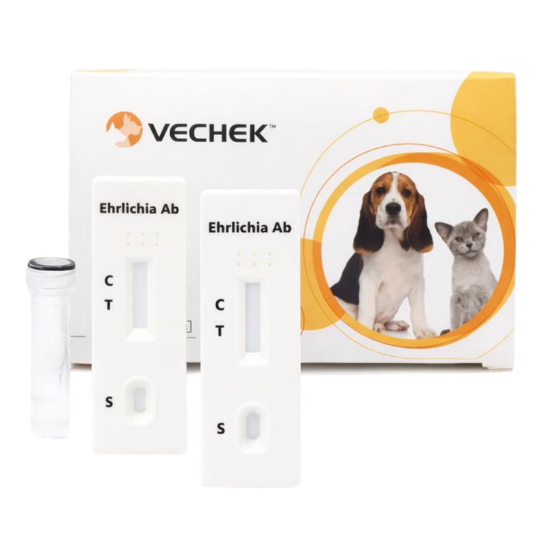 Cargue la imagen en el visor de la galería, Prueba para Ehrlichia Canis (ab) Vechek - Kit con 10 pruebas