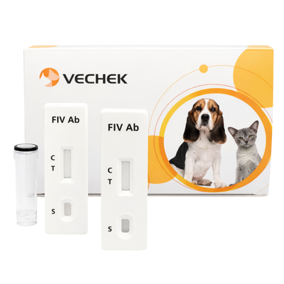 Prueba del Virus de la Inmunodeficiencia Vechek - Kit con 10 pruebas