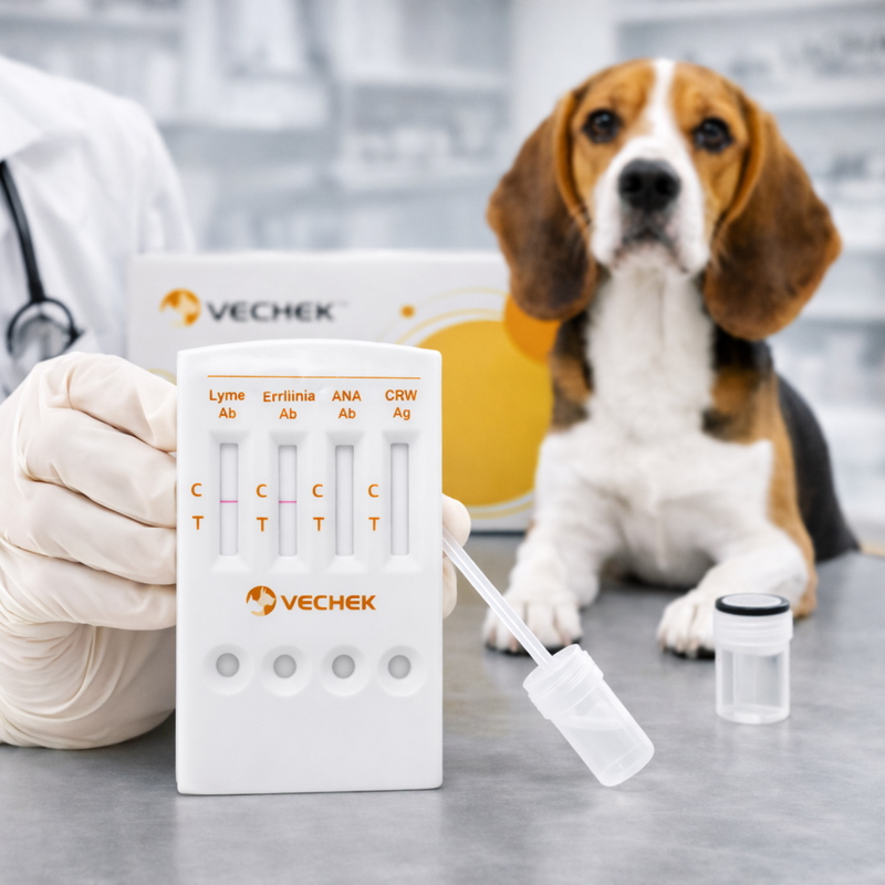 Cargue la imagen en el visor de la galería, Prueba Hemoparásitos Cuádruple Vechek - Kit con 10 pruebas