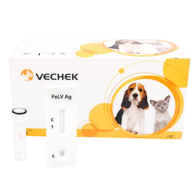 Prueba del Virus Leucemia (ag) Vechek - Kit con 10 pruebas