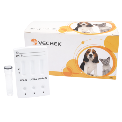 Prueba Parvovirus, Coronavirus, Giardia Lamblia Vechek - Kit con 10 pruebas