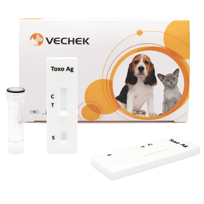 Prueba de Toxoplasma Gondii Vechek - Kit con 10 pruebas