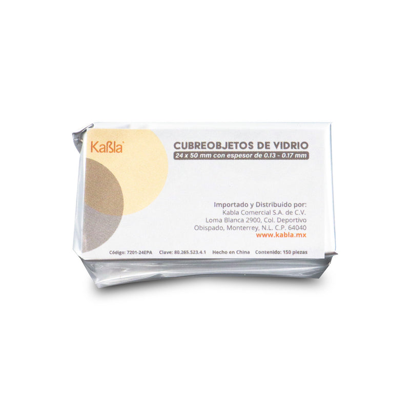 Cargue la imagen en el visor de la galería, Cubreobjetos de vidrio de 24 x 50 mm Kabla - con 30,000 piezas