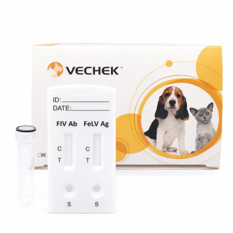 Cargue la imagen en el visor de la galería, Prueba de Leucemia e Inmunodeficiencia Vechek - Kit con 10 pruebas