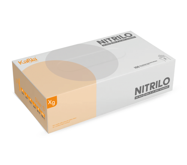 Cargue la imagen en el visor de la galería, Guantes de Nitrilo Extra Grandes Kabla - con 100 piezas