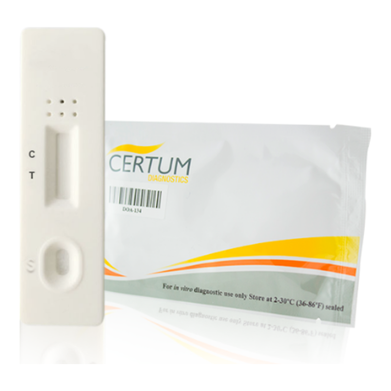 Prueba de drogas Certum: Cassette individual