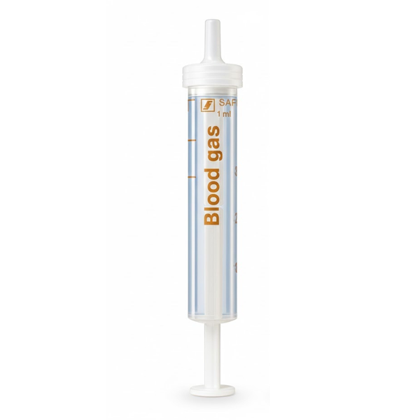 Jeringas de Gasometría Monovette con Heparina Litio equilibrada con Calcio de 1 mL Sarstedt - con 100 piezas