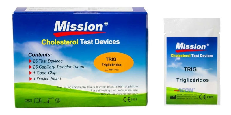 Cargue la imagen en el visor de la galería, Panel Mission para detección de Triglicéridos - Kit con 25 pruebas

