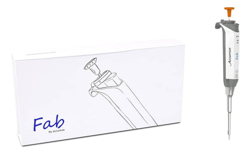 Micropipeta Accumax Fab de 1 canal y volumen de 0.1 a 2.5 ul