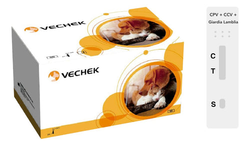 Prueba Parvovirus, Coronavirus, Giardia Lamblia Vechek - Kit con 10 pruebas