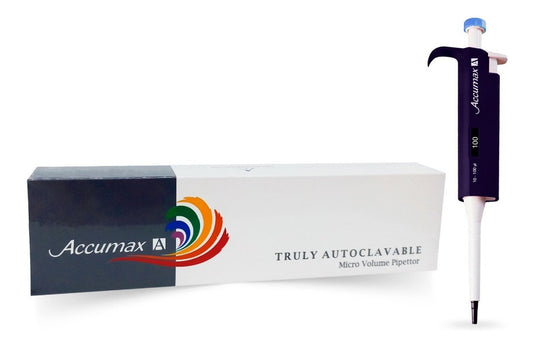 Micropipeta Accumax A de 1 canal y volumen de 10 a 100 ul