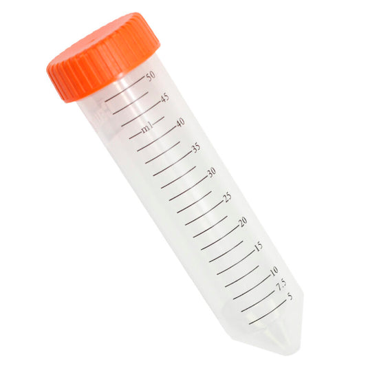 Tubo de Centrífuga de 50 mL tipo falcón, tapa plana Kabla - con 25 piezas