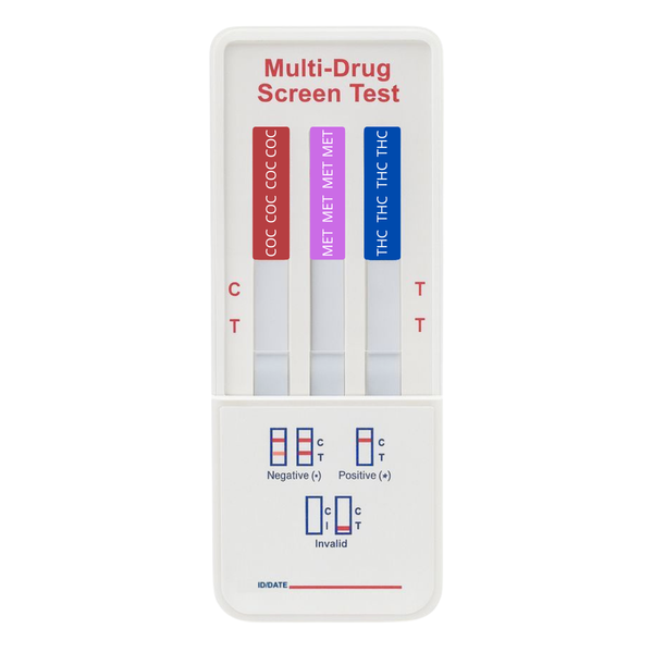 Panel de 3 parámetros (COC/MET/THC) One Second - Kit con 25