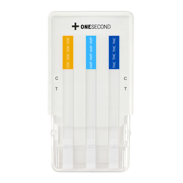 Panel de 3 parámetros (COC/AMP/THC) One Second - Kit con 25