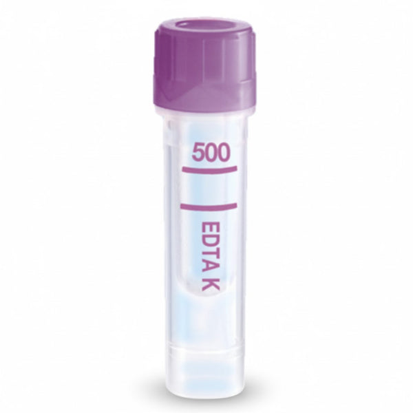 Microtubos Microvette 500 con EDTA K3 de 500 uL Sarstedt - con 100 piezas