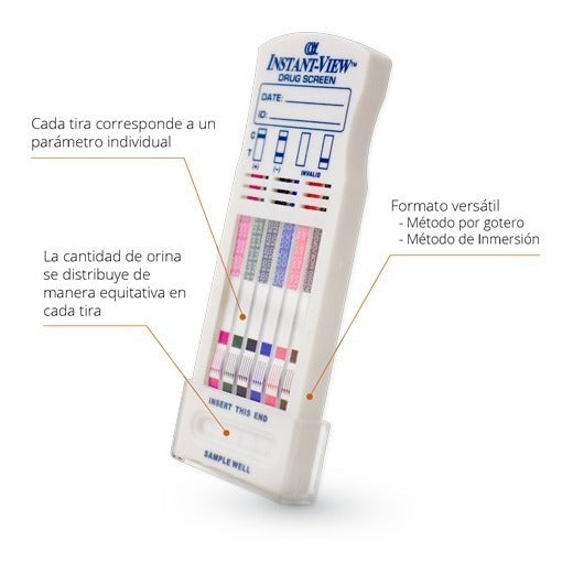 Cargue la imagen en el visor de la galería, Panel Instant-view Detecta 6 Drogas - Caja Con 25 Pruebas
