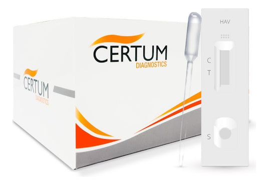 Prueba de Hepatitis A Certum - Kit con 25