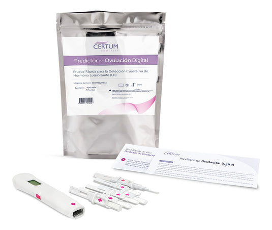 Predictor de Ovulación Digital Certum Home Test - Kit con 7