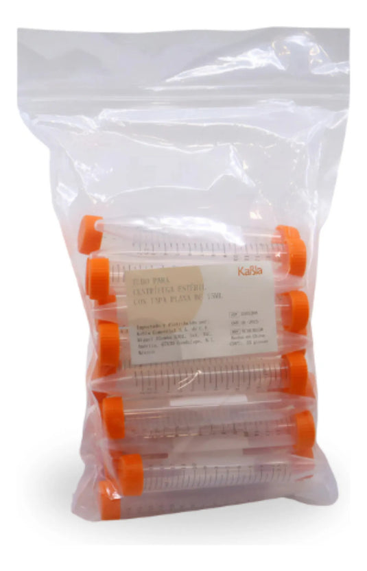 Tubos de Centrífuga Estériles de 15 ml (falcón) Kabla - con 25