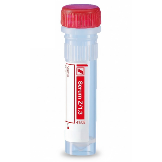 Microtubo preparado con Suero de 1.3 mL Sarstedt - con 100 piezas