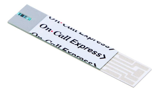Kit On Call Express Voice - Medidor, 100 Tiras, 100 Lancetas, 1 Portalancetas