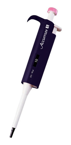 Micropipeta Accumax A de 1 canal y volumen de 0.5 a 10 ul