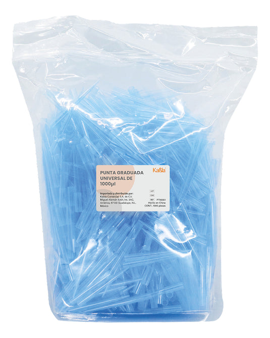 Puntas Azules para Micropipeta de 1000 uL Kabla - con 1000