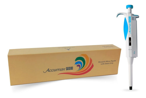 Micropipeta Accumax Pro de 1 canal y volumen de 5 a 50 ul