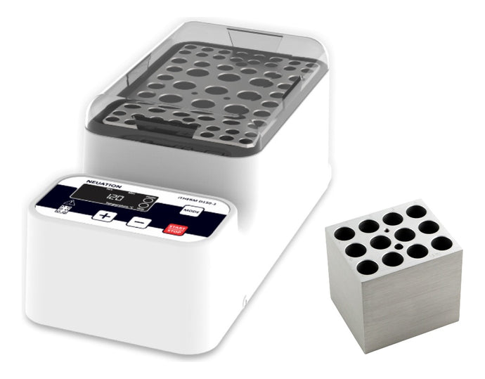 Baño Seco iTherm D150-1 y Bloque para 12 Microtubos de 15 mL - Neuation