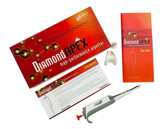 Micropipeta Accumax AdiamondApex de 1 canal y volumen de 0.5 a 10 ul