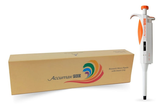 Micropipeta Accumax Pro de 1 canal y volumen de 0.5 a 10 ul