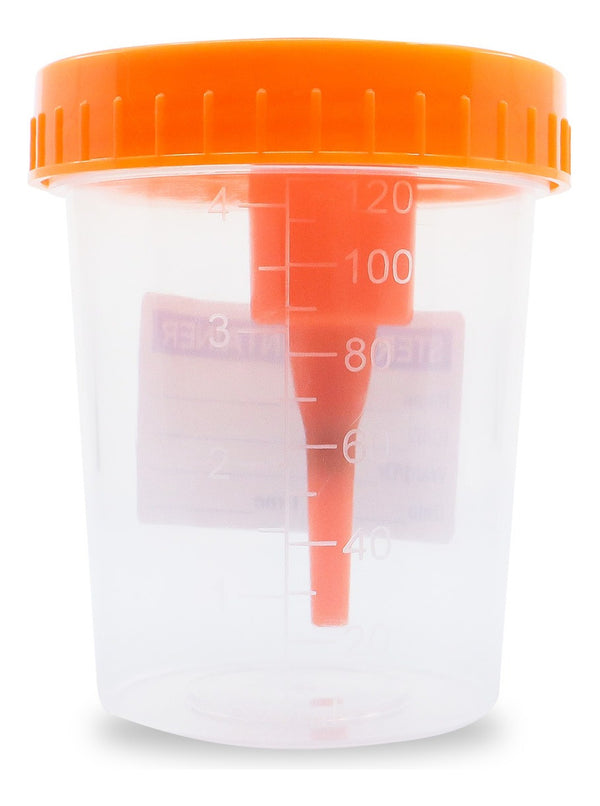 Contenedores de Orina Transfertop de 120 mL, estériles - con 300 piezas