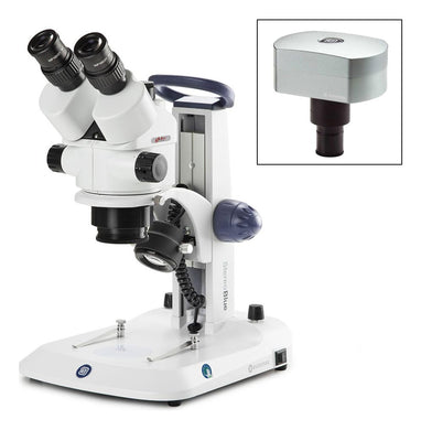 Estereoscopio Trinocular StereoBlue ESB-1903-DC18, con zoom de 0,7x a 4,5x - Euromex
