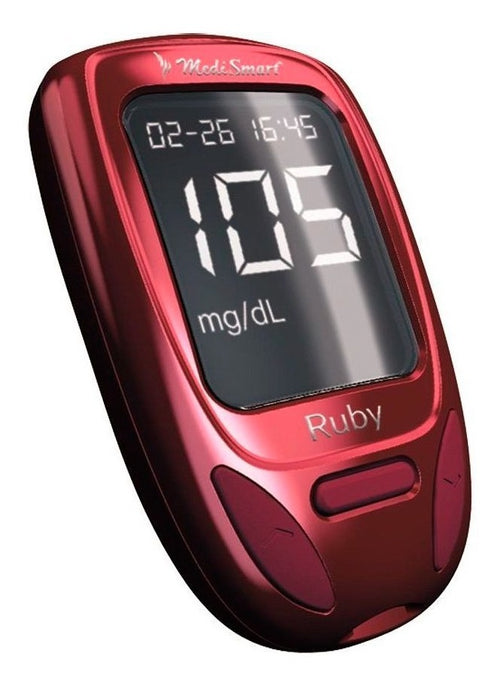 Glucómetro Ruby - Medidor De Glucosa En Sangre - Medismart