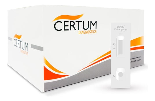 Prueba de Chikungunya Certum - Kit con 25