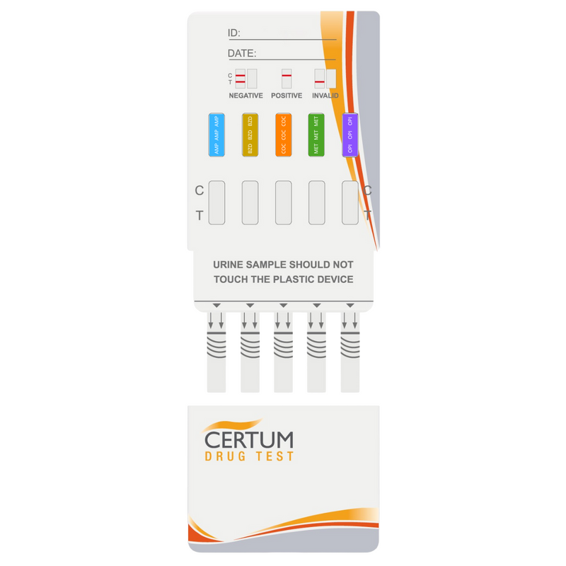 Cargue la imagen en el visor de la galería, Panel de 5 parámetros (AMP/BZD/COC/MET/OPI) Certum - Kit con 25
