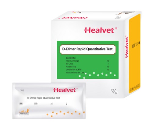 Prueba de Dímero-D Canino y Felino Healvet - 10 pruebas