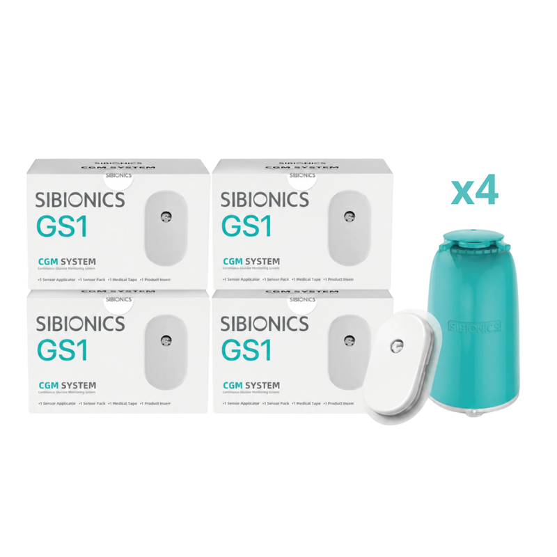 Cargue la imagen en el visor de la galería, SIBIONICS GS1 CGM - Sistema de monitoreo continuo de glucosa
