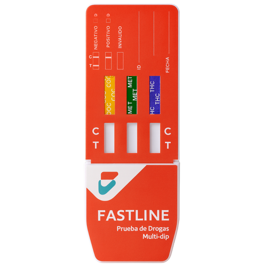 Panel de 3 parámetros (COC/MET/THC) Fastline - Kit con 25
