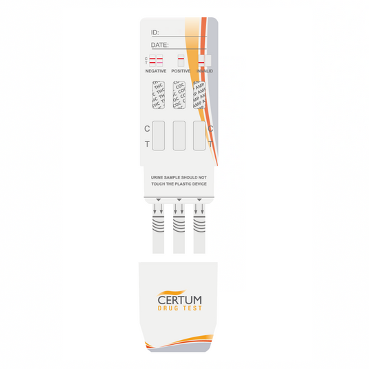 Panel de 3 parámetros (AMP/COC/THC) Certum - Kit con 25