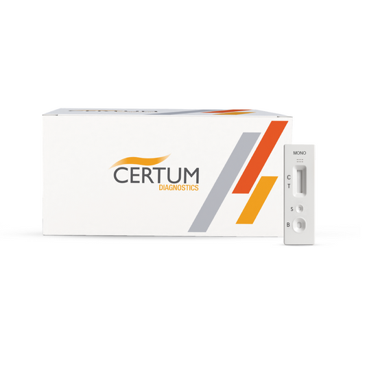 Prueba de Mononucleosis Certum - Kit con 25