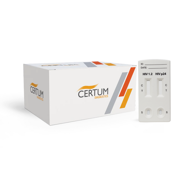 Prueba de VIH Cuarta Generación Certum - Kit con 25